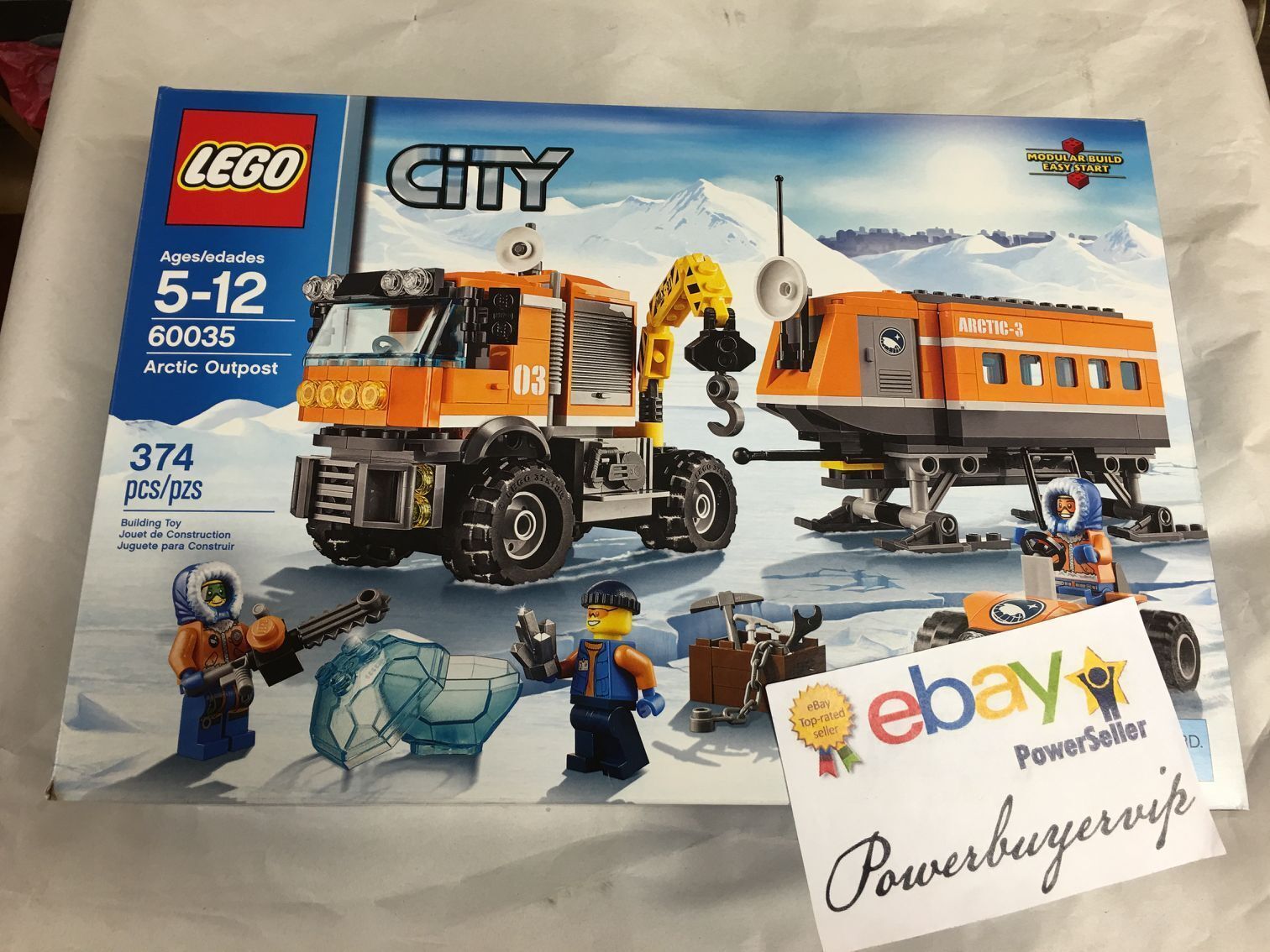 LEGO 60035 City Arctic Outpost Building Toy Sealed in Box